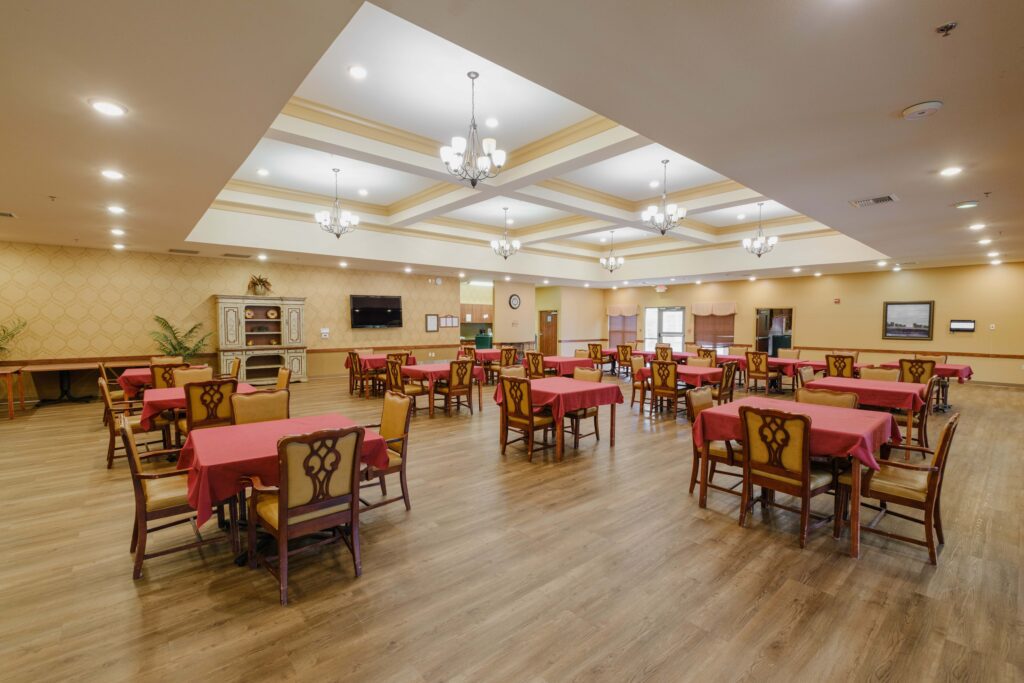 Dining area at Kathrine's Place a skilled nursing facility