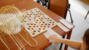 A game at Kathrine's Place a skilled nursing facility
