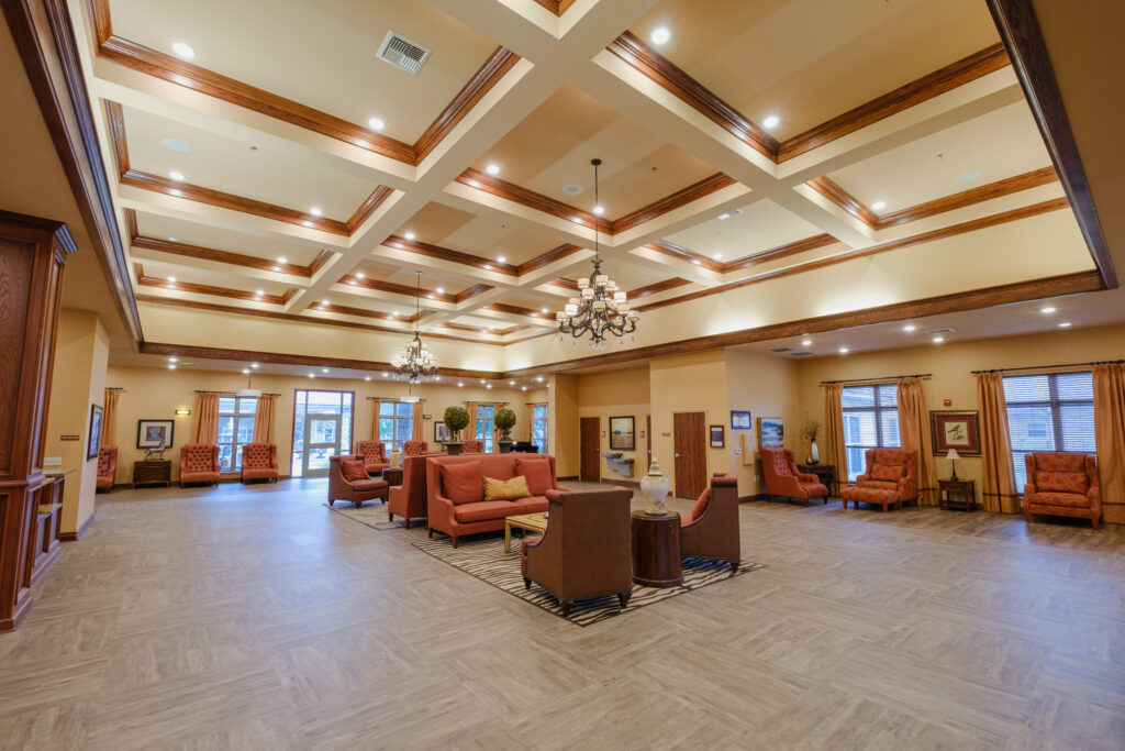Seating area available for long term care residents